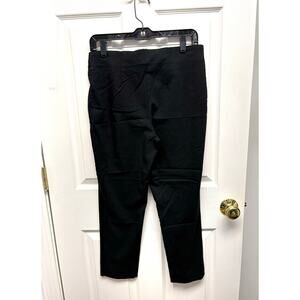 Talbots Pants Black Pull On Cropped Elastic Waist, Women’s Size 8